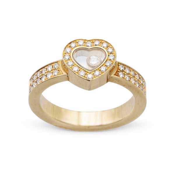 Chopard anello a cuore collezione Happy Diamond  - Asta Gioielli Orologi e Fashion Vintage - Associazione Nazionale - Case d'Asta italiane