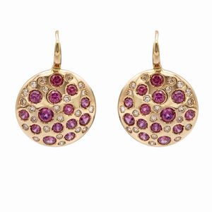 Parure in oro rosa 18kt zaffiri rosa e diamanti  - Asta Gioielli Orologi e Fashion Vintage - Associazione Nazionale - Case d'Asta italiane