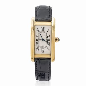 Cartier Tank Americaine, orologio da polso  - Asta Gioielli Orologi e Fashion Vintage - Associazione Nazionale - Case d'Asta italiane