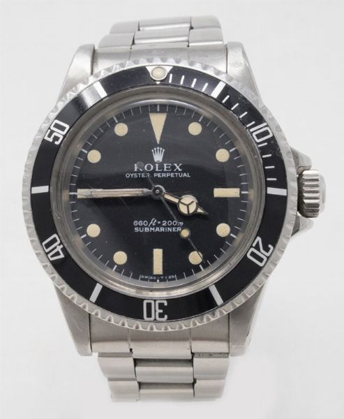 Rolex Oyster Perpetual Submariner orologio ref. 5513, anni Settanta  - Asta Gioielli e Orologi - Associazione Nazionale - Case d'Asta italiane