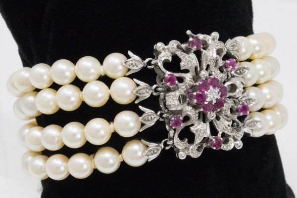 Bracciale di perle  - Asta Gioielli e Orologi - Associazione Nazionale - Case d'Asta italiane