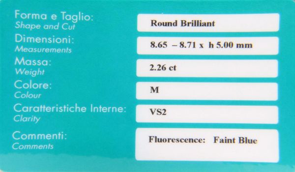 Diamante taglio brillante  - Asta Gioielli e Orologi - Associazione Nazionale - Case d'Asta italiane