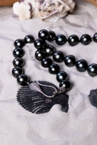 Collana di perle Tahiti  - Asta Gioielli e Orologi - Associazione Nazionale - Case d'Asta italiane