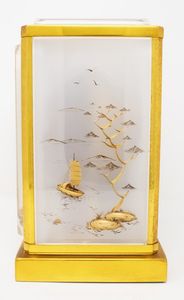 Jaeger Le Coultre Atmos Cinesina orologio da tavola  - Asta Gioielli e Orologi - Associazione Nazionale - Case d'Asta italiane