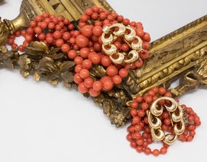 Collana e bracciale in corallo rosso  - Asta Gioielli e Orologi - Associazione Nazionale - Case d'Asta italiane