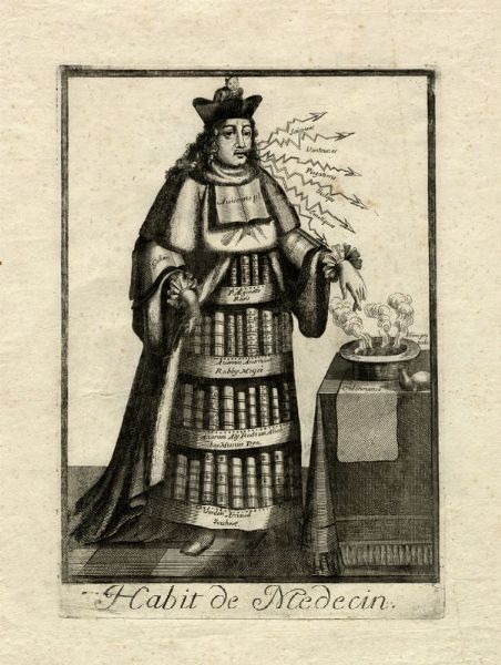NICOLAS DE LARMESSIN : Habit de Medecin.  - Asta Arte antica, moderna e contemporanea - Associazione Nazionale - Case d'Asta italiane