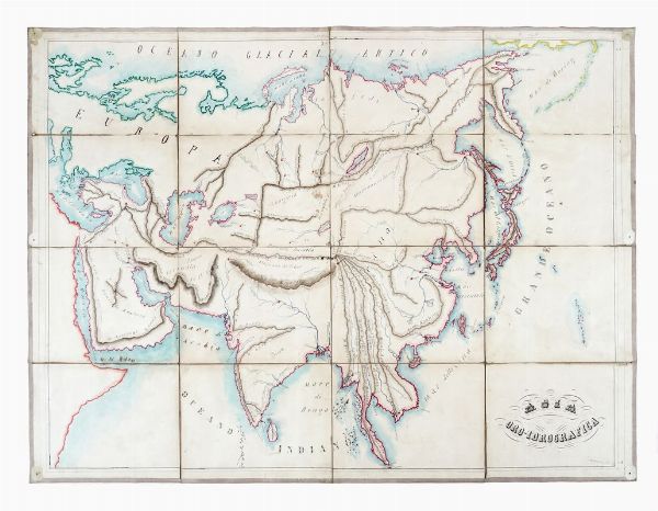 Asia oro-idrografica.  - Asta Arte antica, moderna e contemporanea - Associazione Nazionale - Case d'Asta italiane