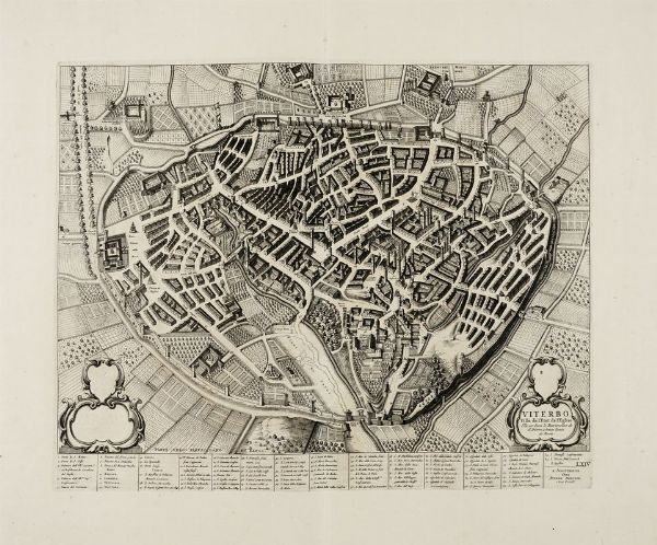 JOHANNES BLAEU : Narni. Ancienne Ville de l'Etat de l'Eglise, dans l'Ombrie.  - Asta Arte antica, moderna e contemporanea - Associazione Nazionale - Case d'Asta italiane