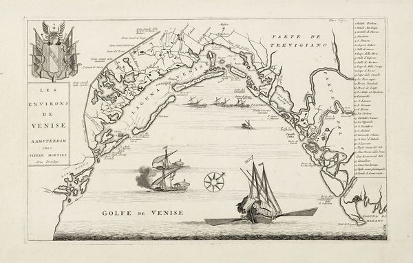 JOHANNES BLAEU : Les environs de Venise / Murano / Chioza ou Fossa Claudia Ville Episcopale de la Republique de Venise.  - Asta Arte antica, moderna e contemporanea - Associazione Nazionale - Case d'Asta italiane