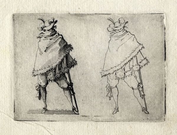 Jacques Callot : Sette tavole da Capricci di varie figure.  - Asta Arte antica, moderna e contemporanea - Associazione Nazionale - Case d'Asta italiane