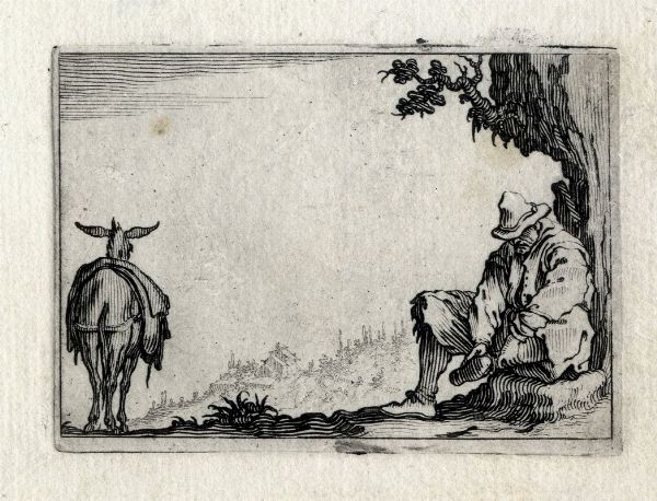 Jacques Callot : Sette tavole da Capricci di varie figure.  - Asta Arte antica, moderna e contemporanea - Associazione Nazionale - Case d'Asta italiane