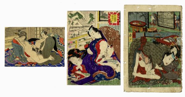 Otto piccoli shunga.  - Asta Arte antica, moderna e contemporanea - Associazione Nazionale - Case d'Asta italiane