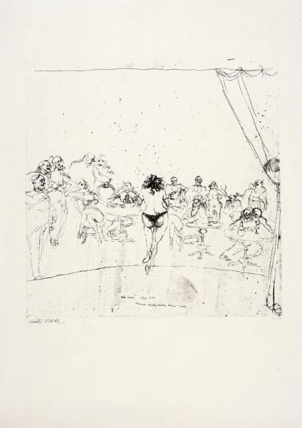 WALTER PIACESI : Strip, ovvero questo nostro lercio mondo.  - Asta Arte antica, moderna e contemporanea - Associazione Nazionale - Case d'Asta italiane