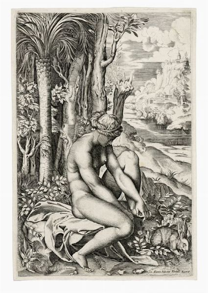 MARCO DENTE : Venere spinaria.  - Asta Arte antica, moderna e contemporanea - Associazione Nazionale - Case d'Asta italiane