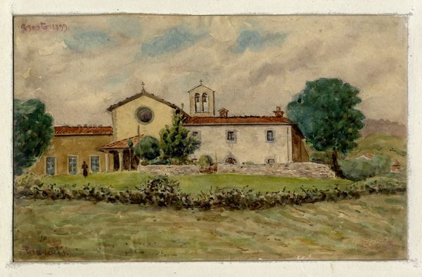 Antonietta Brandeis : Chiesa di campagna.  - Asta Arte antica, moderna e contemporanea - Associazione Nazionale - Case d'Asta italiane