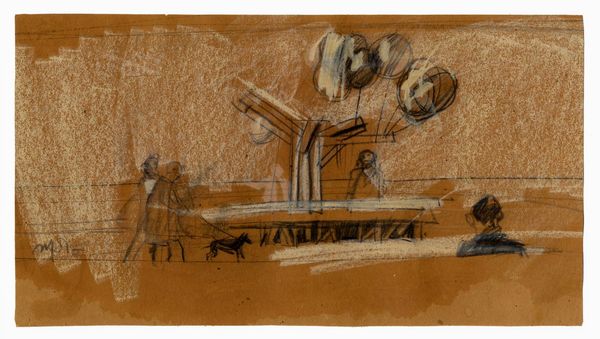 Mario Madiai : Venditore di palloncini.  - Asta Arte antica, moderna e contemporanea - Associazione Nazionale - Case d'Asta italiane