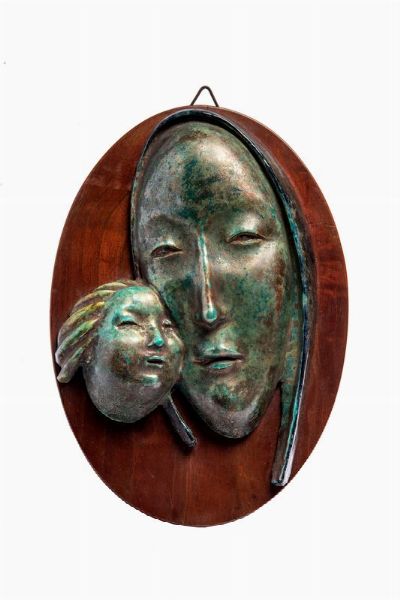 Pietro Melandri : Madonna con Bambino.  - Asta Arte antica, moderna e contemporanea - Associazione Nazionale - Case d'Asta italiane