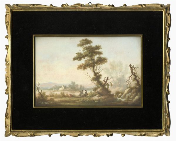 Renato Zini : Lotto composto di 3 piccoli dipinti.  - Asta Arte antica, moderna e contemporanea - Associazione Nazionale - Case d'Asta italiane