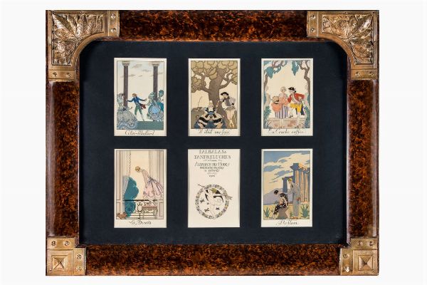 GEORGE BARBIER : Falbalas et Fanfreluches.  - Asta Arte antica, moderna e contemporanea - Associazione Nazionale - Case d'Asta italiane