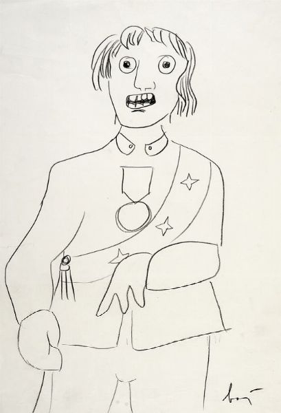 ENRICO BAJ : Generale.  - Asta Arte antica, moderna e contemporanea - Associazione Nazionale - Case d'Asta italiane