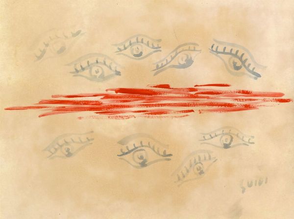 VIRGILIO GUIDI : Visione.  - Asta Arte antica, moderna e contemporanea - Associazione Nazionale - Case d'Asta italiane