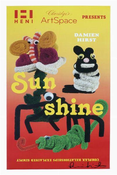 Damien Hirst : Sunshine.  - Asta Arte antica, moderna e contemporanea - Associazione Nazionale - Case d'Asta italiane