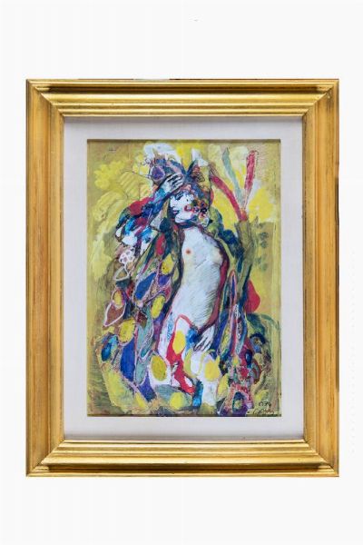 GEOFFREY HUMPHRIES : Figura femminile.  - Asta Arte antica, moderna e contemporanea - Associazione Nazionale - Case d'Asta italiane