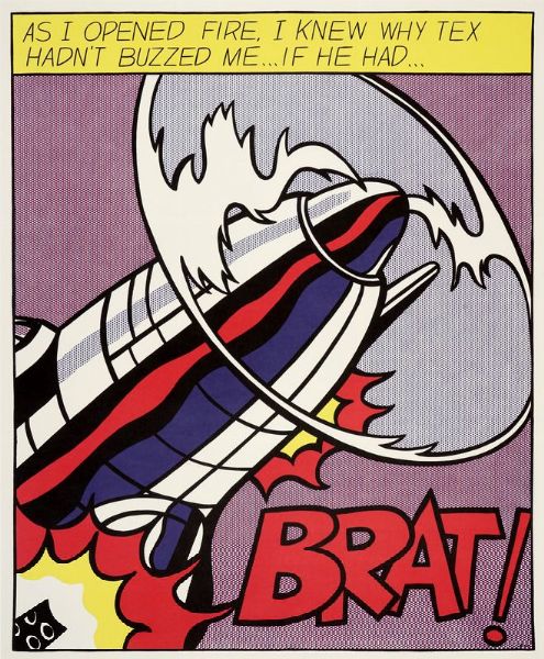 Roy Lichtenstein : As I opened fire.  - Asta Arte antica, moderna e contemporanea - Associazione Nazionale - Case d'Asta italiane