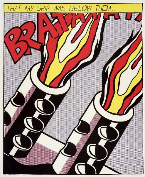 Roy Lichtenstein : As I opened fire.  - Asta Arte antica, moderna e contemporanea - Associazione Nazionale - Case d'Asta italiane