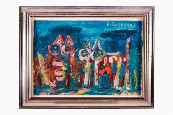 Silvio Loffredo : I gatti.  - Asta Arte antica, moderna e contemporanea - Associazione Nazionale - Case d'Asta italiane