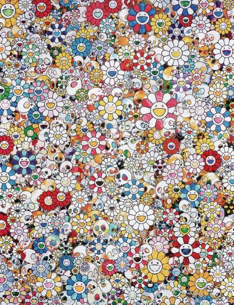 TAKASHI MURAKAMI : Skulls and Flowers Multicolor.  - Asta Arte antica, moderna e contemporanea - Associazione Nazionale - Case d'Asta italiane