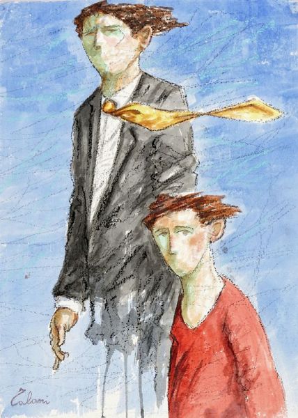 Giampaolo Talani : Padre e figlio.  - Asta Arte antica, moderna e contemporanea - Associazione Nazionale - Case d'Asta italiane