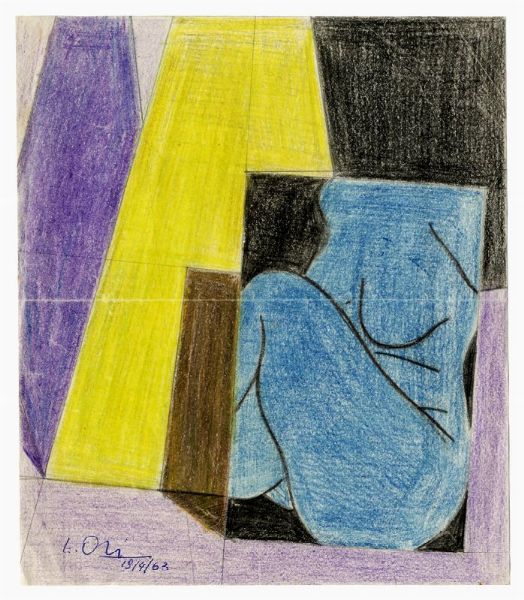 LUCIANO ORI : Lotto composto di 60 disegni.  - Asta Arte antica, moderna e contemporanea - Associazione Nazionale - Case d'Asta italiane