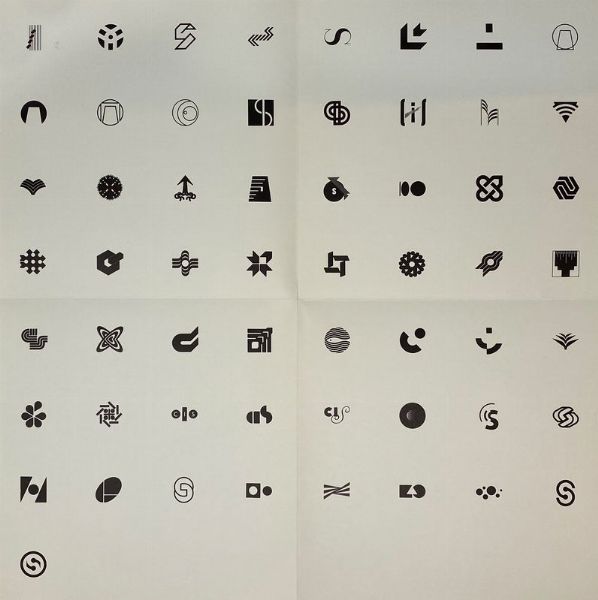 AG FRONZONI [PSEUD. DI ANGIOLO GIUSEPPE FRONZONI] : Busta-cofanetto contenente il poster per il concorso del Credito Industriale Sardo del 1988.  - Asta Arte antica, moderna e contemporanea - Associazione Nazionale - Case d'Asta italiane