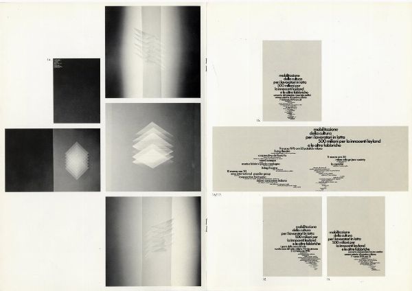 AG FRONZONI [PSEUD. DI ANGIOLO GIUSEPPE FRONZONI] : Catalogo della mostra trentanove poster di AG Fronzoni.  - Asta Arte antica, moderna e contemporanea - Associazione Nazionale - Case d'Asta italiane