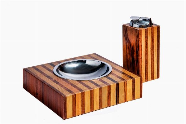 FELICE ANTONIO BOTTA : Set da fumo.  - Asta Arte antica, moderna e contemporanea - Associazione Nazionale - Case d'Asta italiane