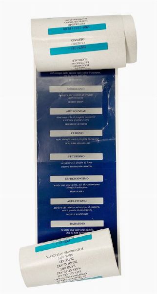 DINO GAVINA : Corposa raccolta di manifesti, opuscoli, cartoline pubblicitarie e cataloghi del periodo di Metamobile, Simon Simongavina, Ultrarazionale e Ultramobile.  - Asta Arte antica, moderna e contemporanea - Associazione Nazionale - Case d'Asta italiane