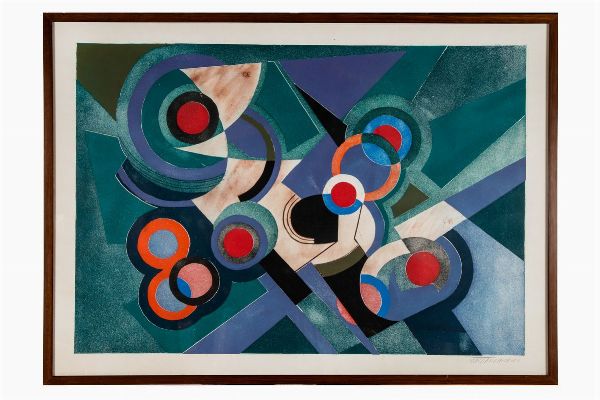 UMBERTO MASTROIANNI : Omaggio a Robert Delaunay.  - Asta Arte antica, moderna e contemporanea - Associazione Nazionale - Case d'Asta italiane
