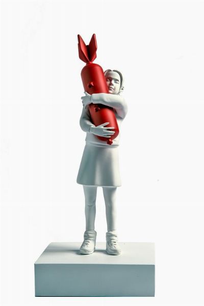 Banksy : Bomb Hugger.  - Asta Arte antica, moderna e contemporanea - Associazione Nazionale - Case d'Asta italiane