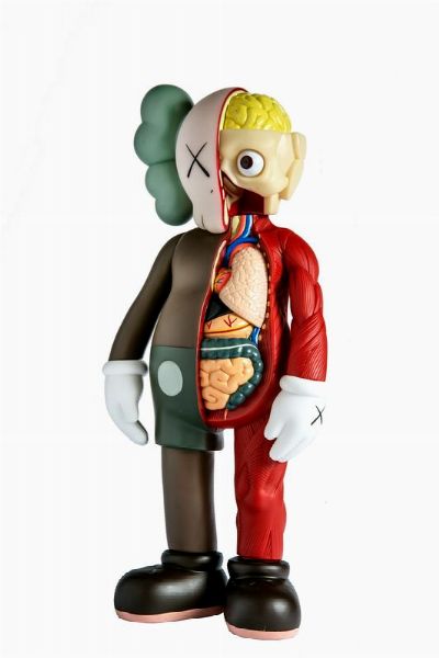 KAWS [PSEUD. DI DONNELLY BRIAN] : Five Years Later Dissected Companion (Brown).  - Asta Arte antica, moderna e contemporanea - Associazione Nazionale - Case d'Asta italiane