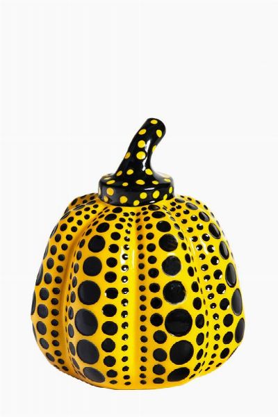 YAYOI KUSAMA : Yellow Pumpkin.  - Asta Arte antica, moderna e contemporanea - Associazione Nazionale - Case d'Asta italiane