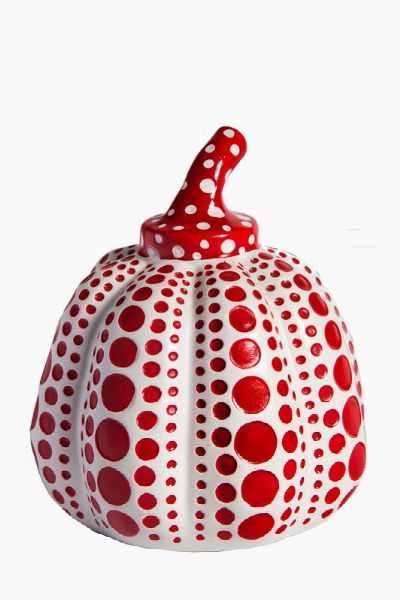 YAYOI KUSAMA : Red and white Pumpkin.  - Asta Arte antica, moderna e contemporanea - Associazione Nazionale - Case d'Asta italiane