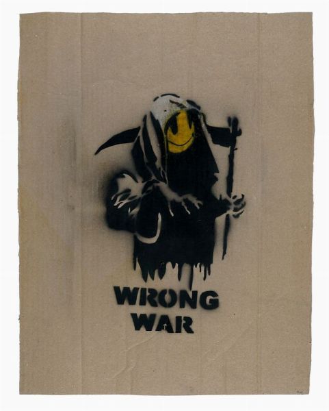 Banksy : Wrong war.  - Asta Arte antica, moderna e contemporanea - Associazione Nazionale - Case d'Asta italiane