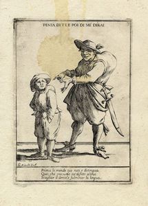 GIUSEPPE MARIA MITELLI - Dieci tavole da Proverbi figurati consecrati al Serenissimo principe Francesco Maria di Toscana...