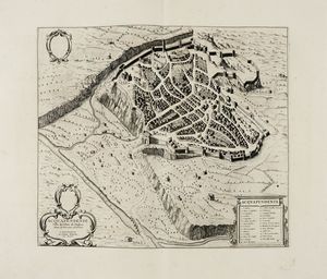 JOHANNES BLAEU : Terni. Ville de l'Etat de l'Eglise. Dans le Duch de Spoleto.  - Asta Arte antica, moderna e contemporanea - Associazione Nazionale - Case d'Asta italiane