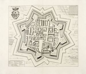 JOHANNES BLAEU - Mirandole Dans la Lombardie.