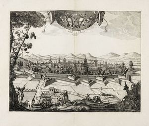 JOHANNES BLAEU - Lucques, Ville Capitale de la Repubiq de Lucques.