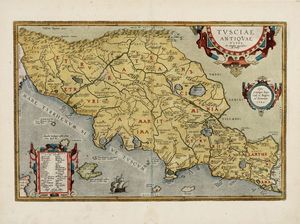 Abraham Ortelius - Tusciae Antiquae Typus ex conatibus geographicis Ab. Ortelij.