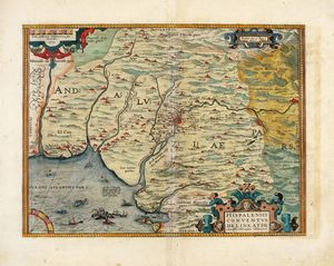 Abraham Ortelius - Hispalensis Conventus Delineatio, Auctore Hieronymo Chiaues.