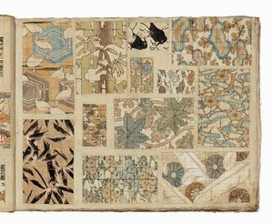 Grande repertorio/catalogo di motivi decorativi per stoffe e porcellane.  - Asta Arte antica, moderna e contemporanea - Associazione Nazionale - Case d'Asta italiane